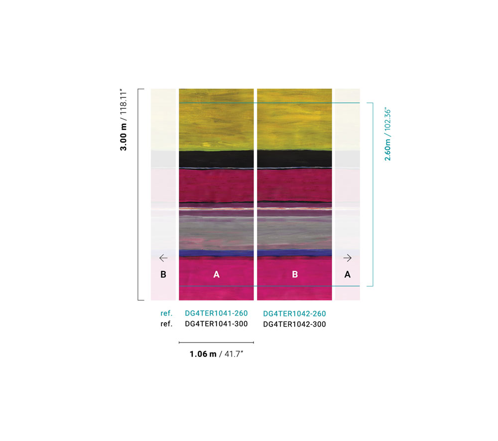 Vliesová fototapeta s pruhy, DG4TER1041-260, Wall Designs IV, Khroma by Masureel