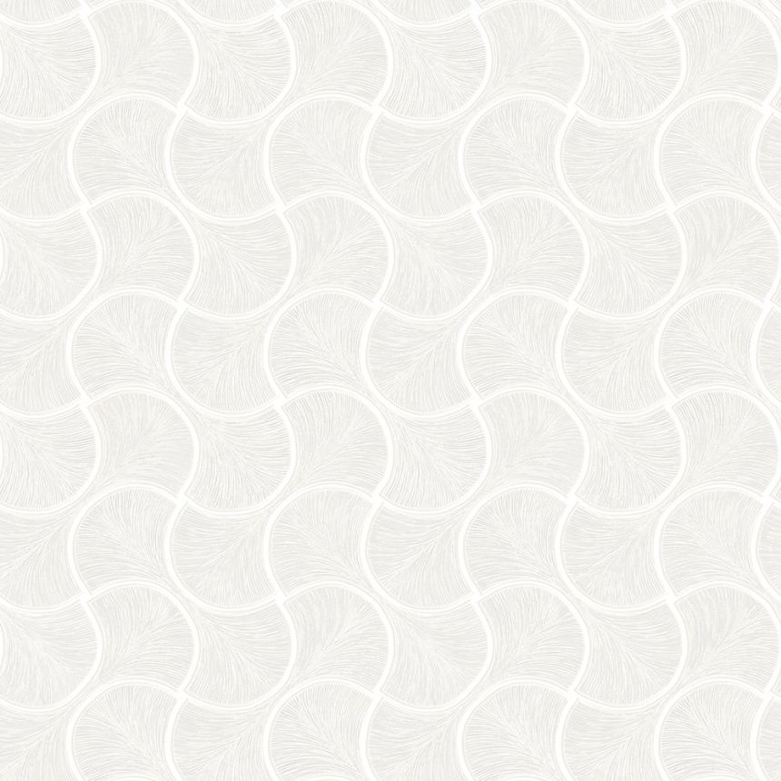 Geometrická vliesová tapeta na zeď, bílo-krémová, 23201-1, Omega, AdaWall