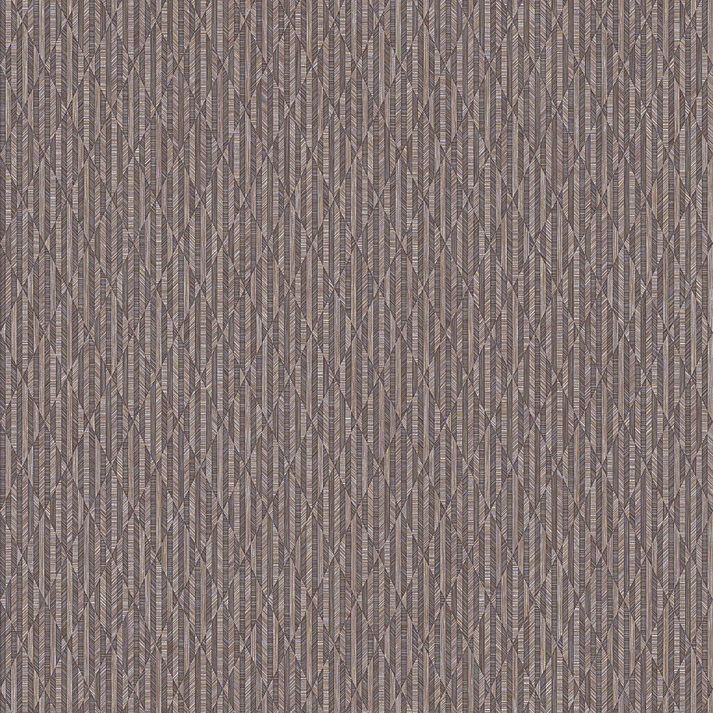 Geometrická vliesová tapeta na zeď, hnědá, imitace látky, 23205-5, Omega, AdaWall