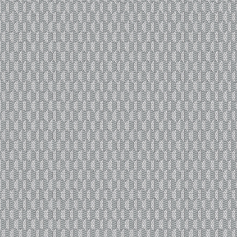 Geometrická vliesová tapeta na zeď, šedá, imitace látky, 23208-4, Omega, AdaWall