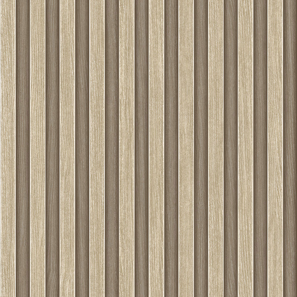 Vliesová tapeta na zeď, béžová, imitace dřeva, lamely, 23211-1, Omega, AdaWall