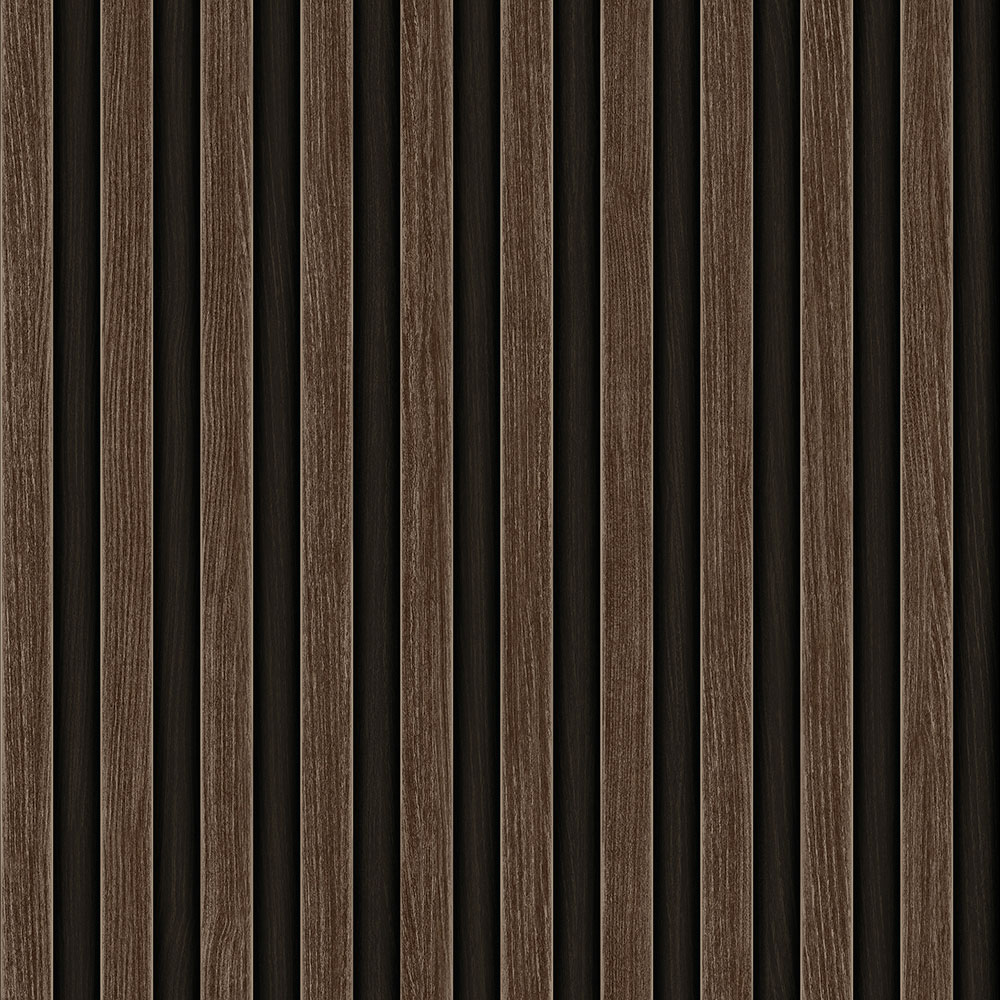 Vliesová tapeta na zeď, hnědá, imitace dřeva, lamely, 23211-4, Omega, AdaWall