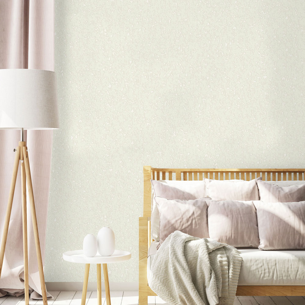 Luxusní vliesová tapeta na zeď, krémová, imitace látky, 1410-1, Dante, AdaWall