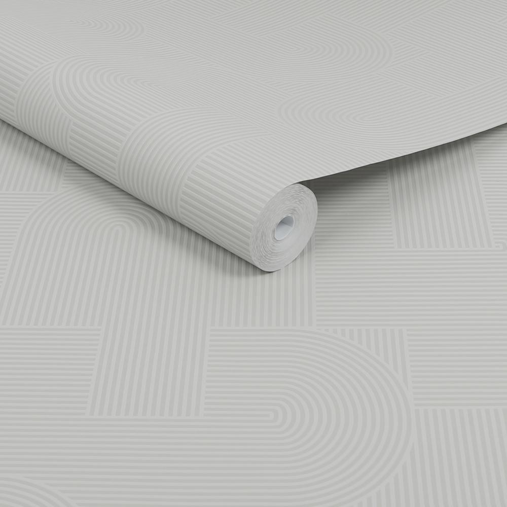 Šedá geometrická vliesová tapeta na zeď, 121136, Vavex 2026