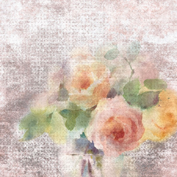 Vliesová obrazová tapeta 5002 Garden Růže, 260 x 260cm, My Dream, Vavex
