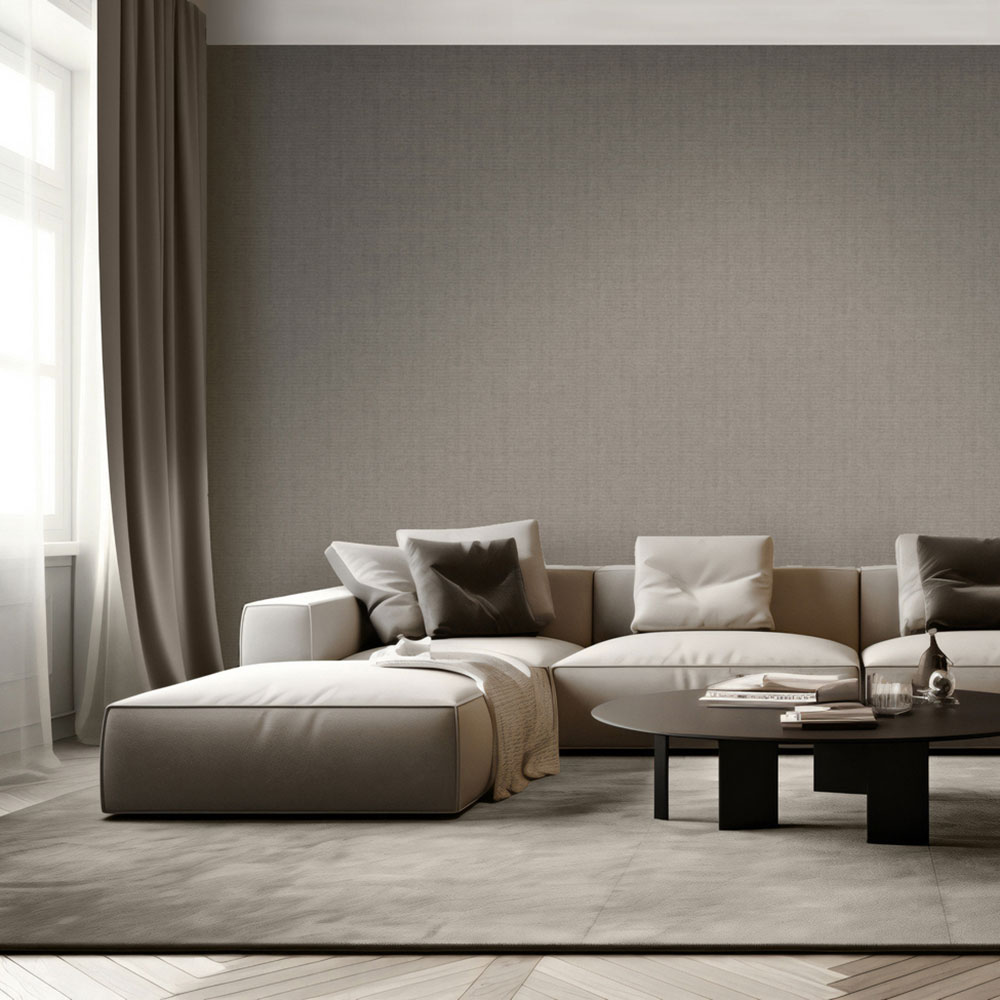 Luxusní vliesová tapeta na zeď, hnědá, imitace látky, M67388D, Venezia, Ugépa