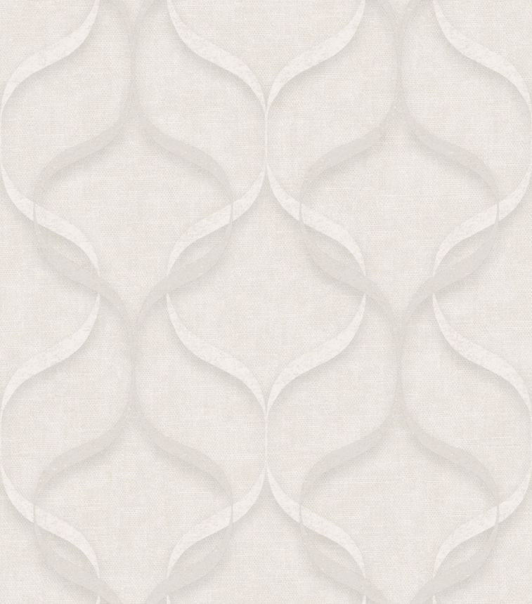 Luxusní vliesová tapeta na zeď, šedo-krémová, ornamenty, Z15529, Mini Trend,  Zambaiti Parati