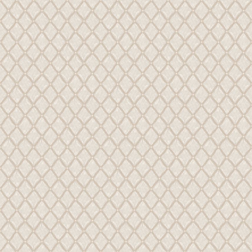 Luxusní geometrická vliesová tapeta na zeď, béžová, Z15538, Mini Trend,  Zambaiti Parati