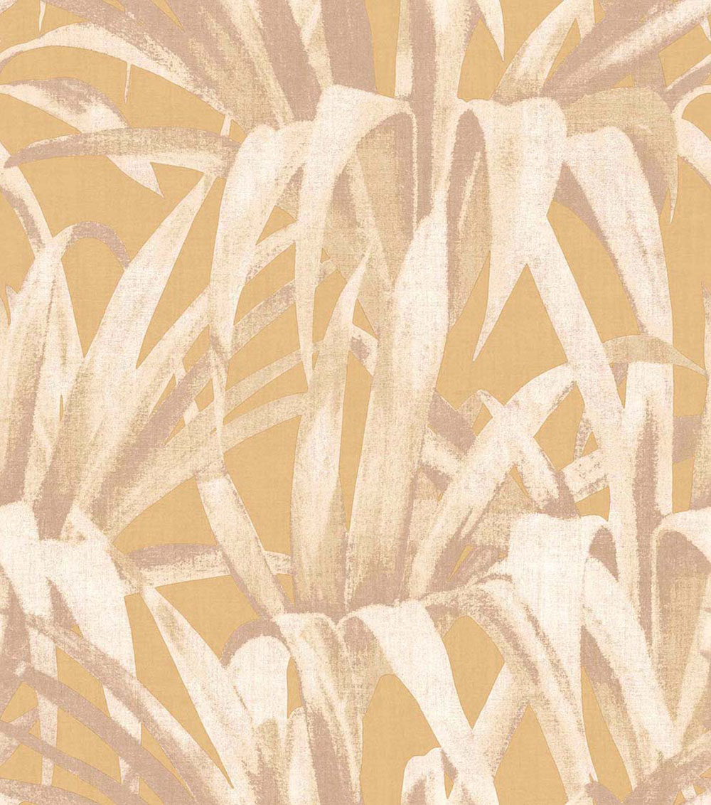 Vliesová tapeta na zeď, okrová, listy, 15523, Botany House, Cristiana Masi by Parato