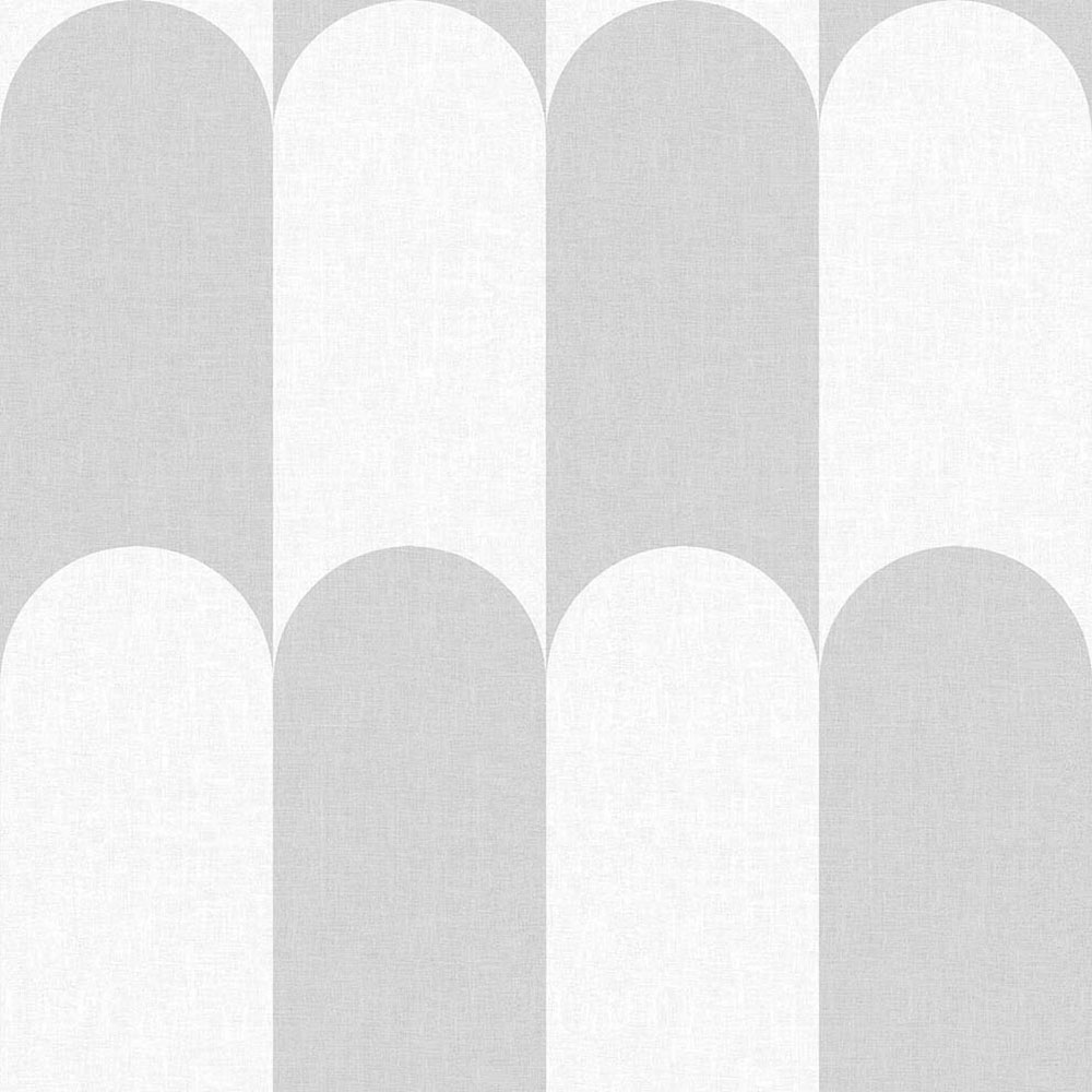 Geometrická vliesová tapeta na zeď, šedo-bílá, 15556, Botany House, Cristiana Masi by Parato
