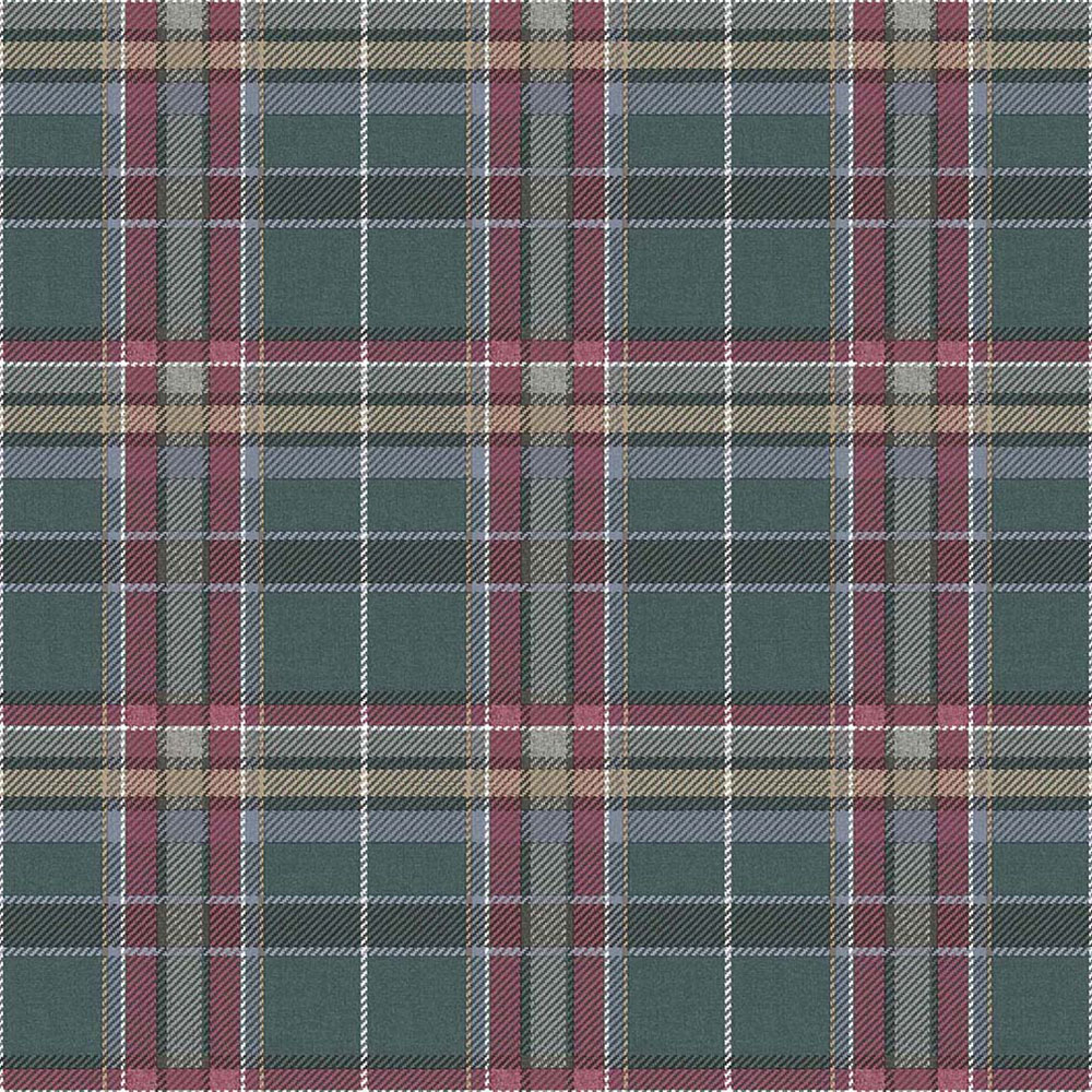 Vliesová tapeta na zeď, modro-vínová, imitace látky, 15577, Botany House, Cristiana Masi by Parato