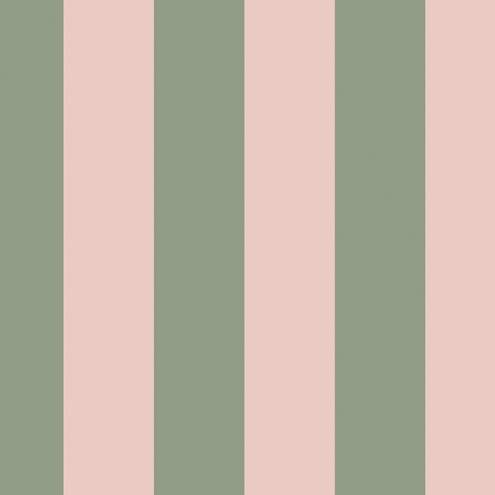 Vliesová tapeta na zeď, růžová, zelená, pruhy, 125518, Cath Kidstone