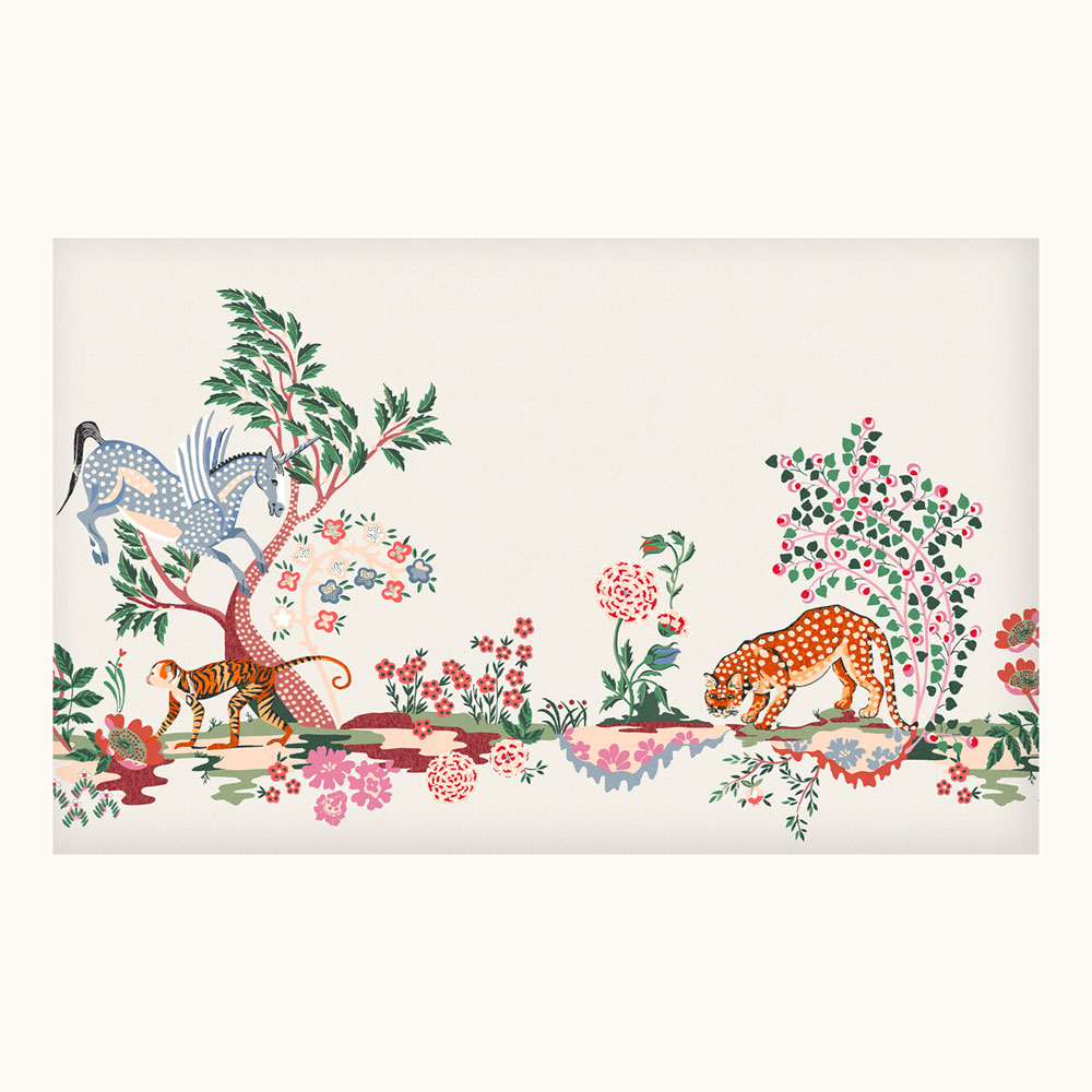 Vliesová obrazová tapeta na zeď, rostliny, zvířata, 127736FXST, Cath Kidstone