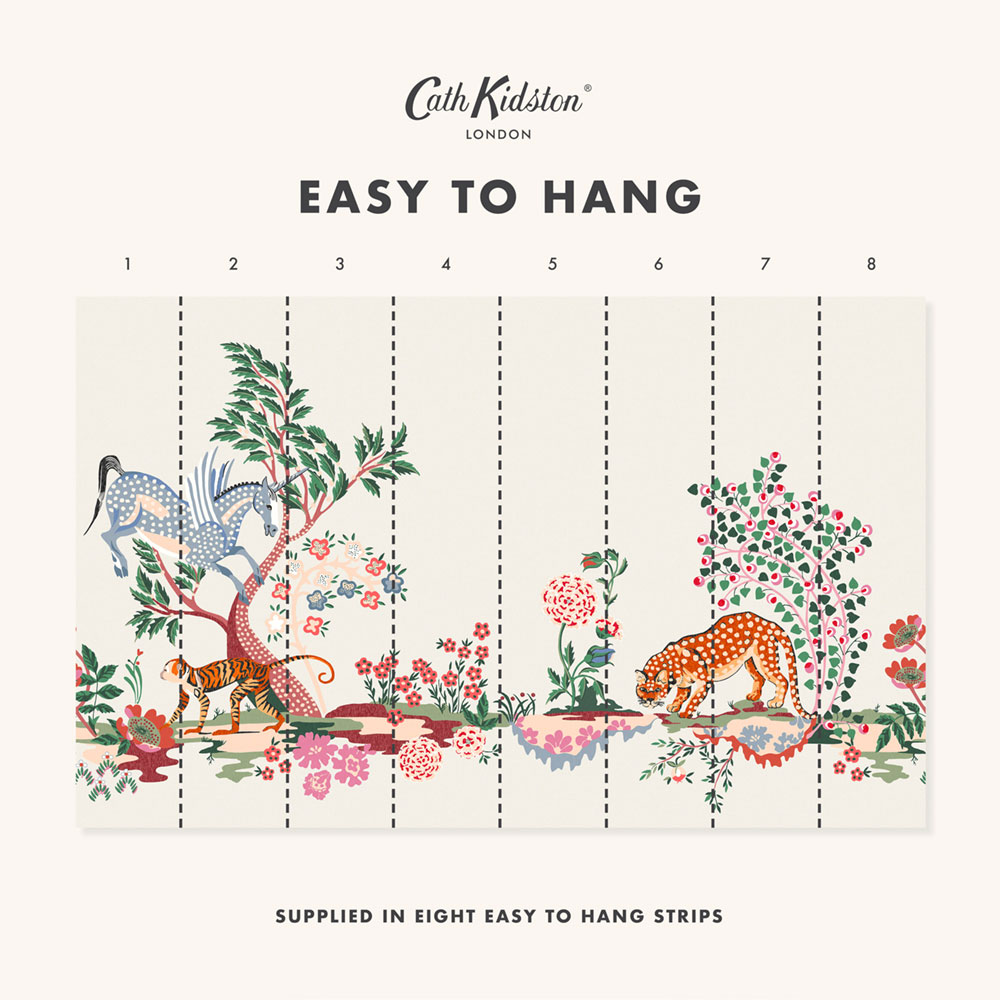 Vliesová obrazová tapeta na zeď, rostliny, zvířata, 127736FXST, Cath Kidstone