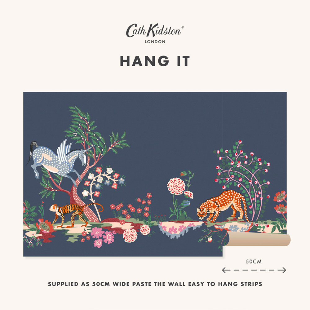 Vliesová obrazová tapeta na zeď, rostliny, zvířata, 127754FXST, Cath Kidstone