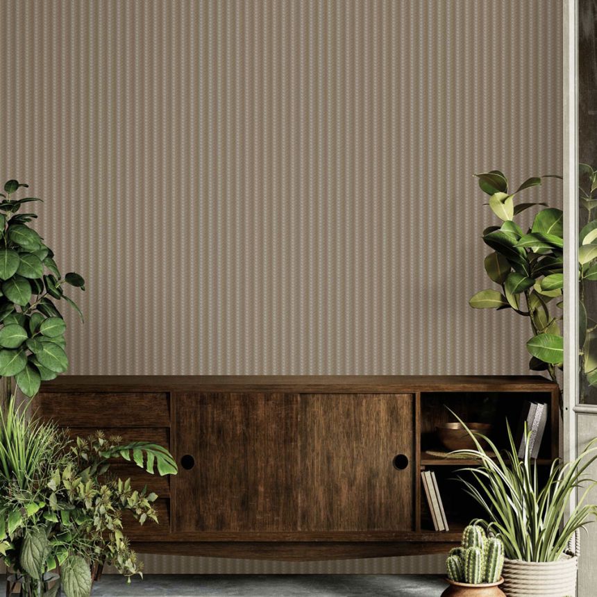 Vliesová tapeta na zeď, hnědá, imitace rohože, 23206-6, Omega, AdaWall