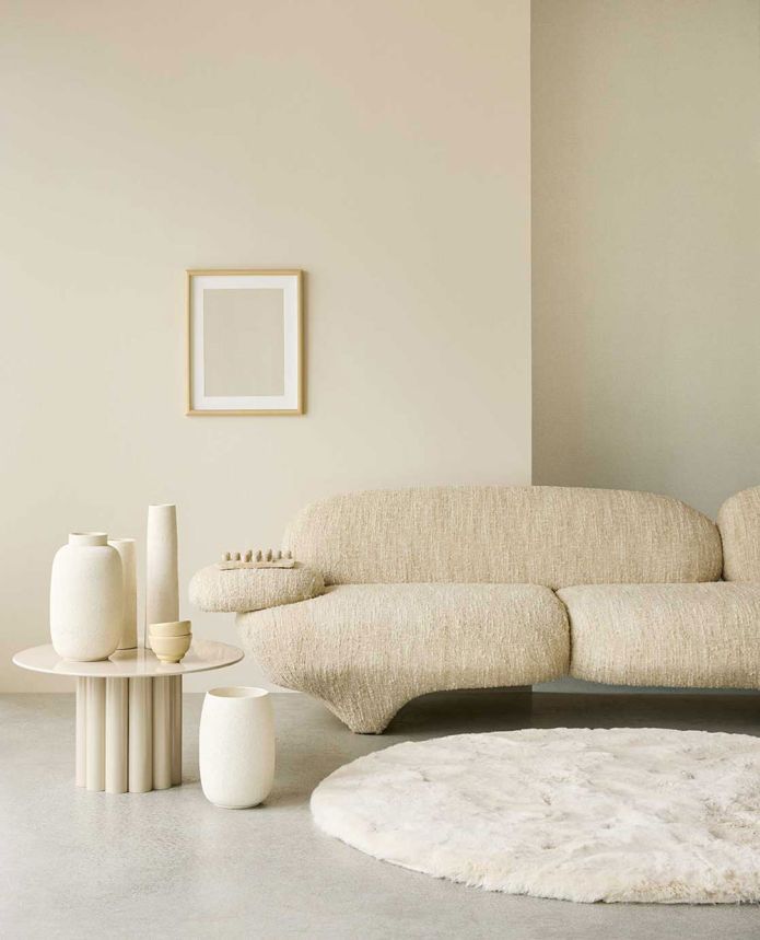 Vliesová tapeta na zeď, béžová, imitace látky, 340615, Linen Look, Eijffinger