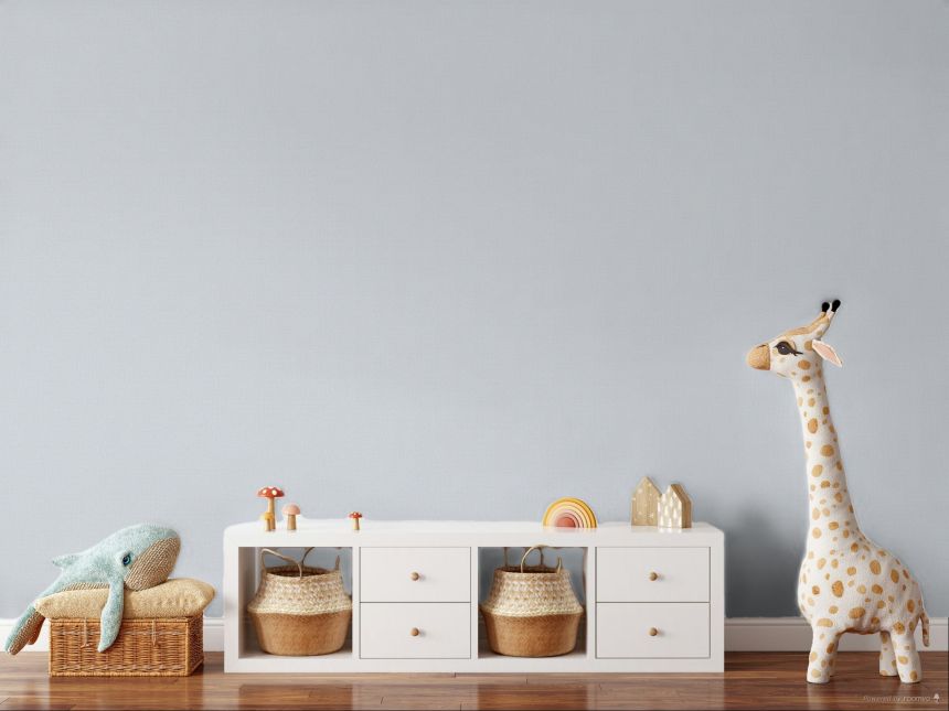 Vliesová tapeta na zeď, modrá, imitace látky, 340616, Linen Look, Eijffinger