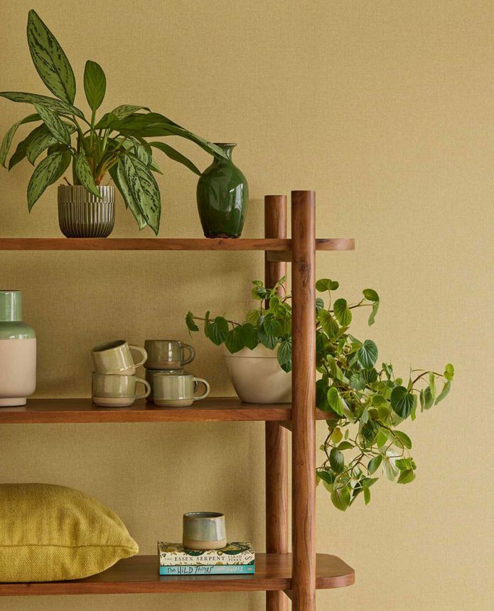 Vliesová tapeta na zeď, khaki, imitace látky, 340636, Linen Look, Eijffinger