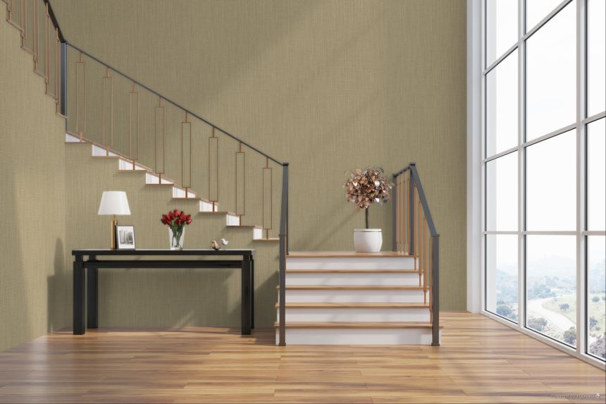 Vliesová tapeta na zeď, hnědá, imitace látky, 340524, Groovy, Eijffinger