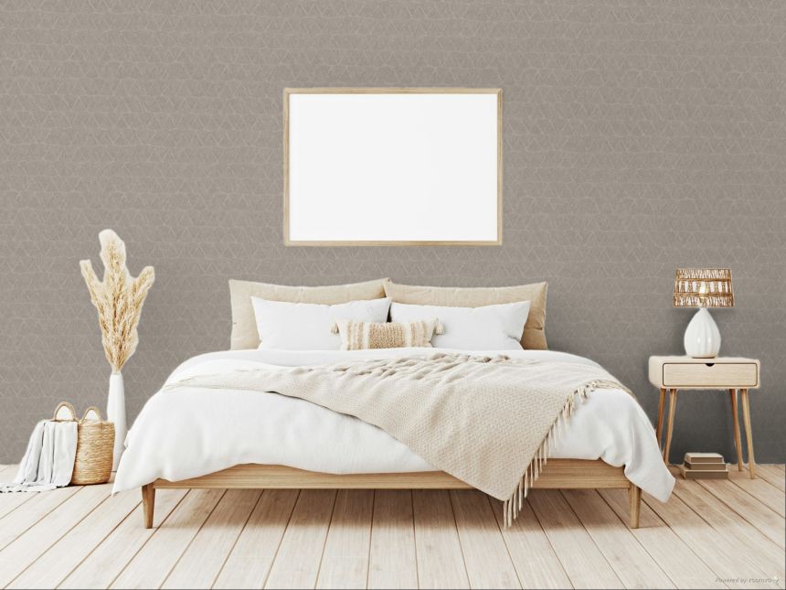 Geometrická vliesová tapeta na zeď, béžová, 340342, Sensory Eijffinger