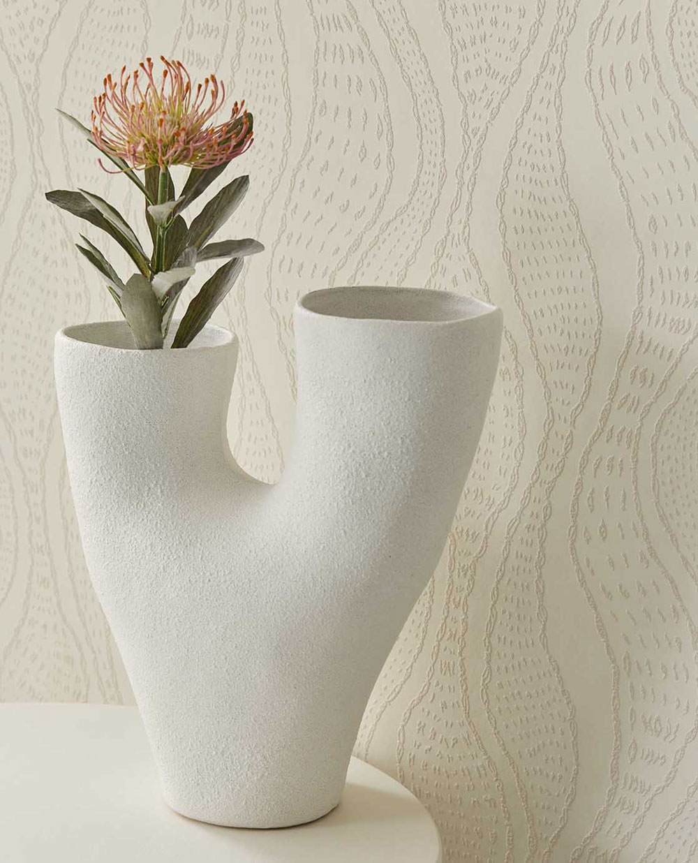 Geometrická vliesová tapeta na zeď, bílá, 340351, Sensory Eijffinger