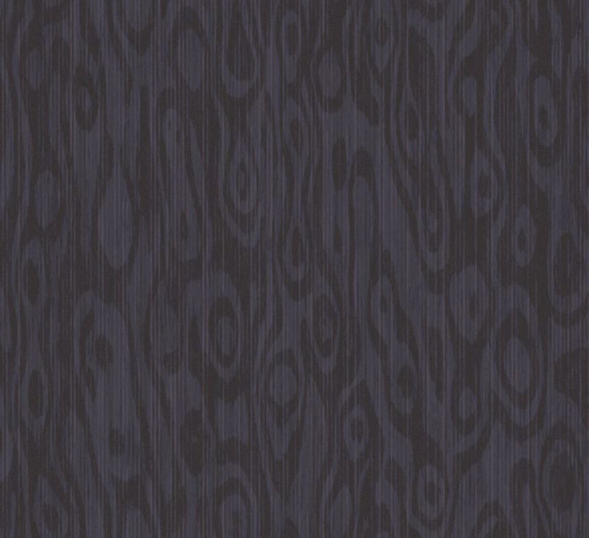 Vliesová tapeta na zeď, modro-černá, dřevěné obložení, RHA202, Rhapsody, Masureel