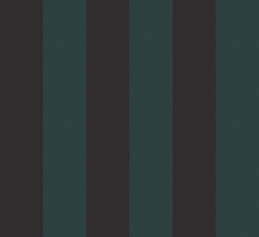 Vliesová tapeta na zeď, zeleno-černá, pruhy, RHA404, Rhapsody, Masureel