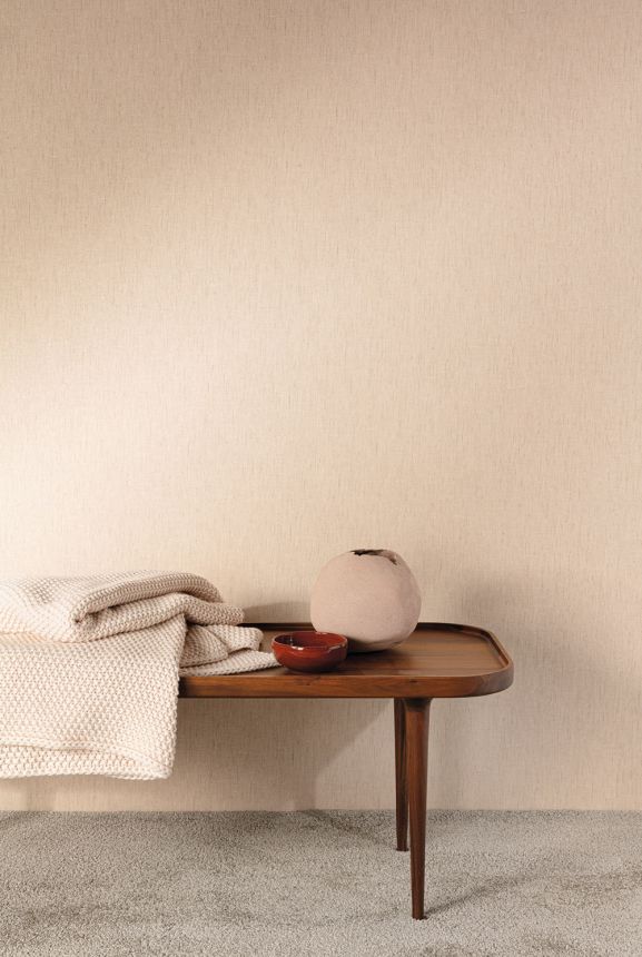 Vliesová tapeta na zeď, béžovo-růžová, imitace látky, RHA504, Amazone, Rhapsody, The Colour Book II, Traces, Masureel