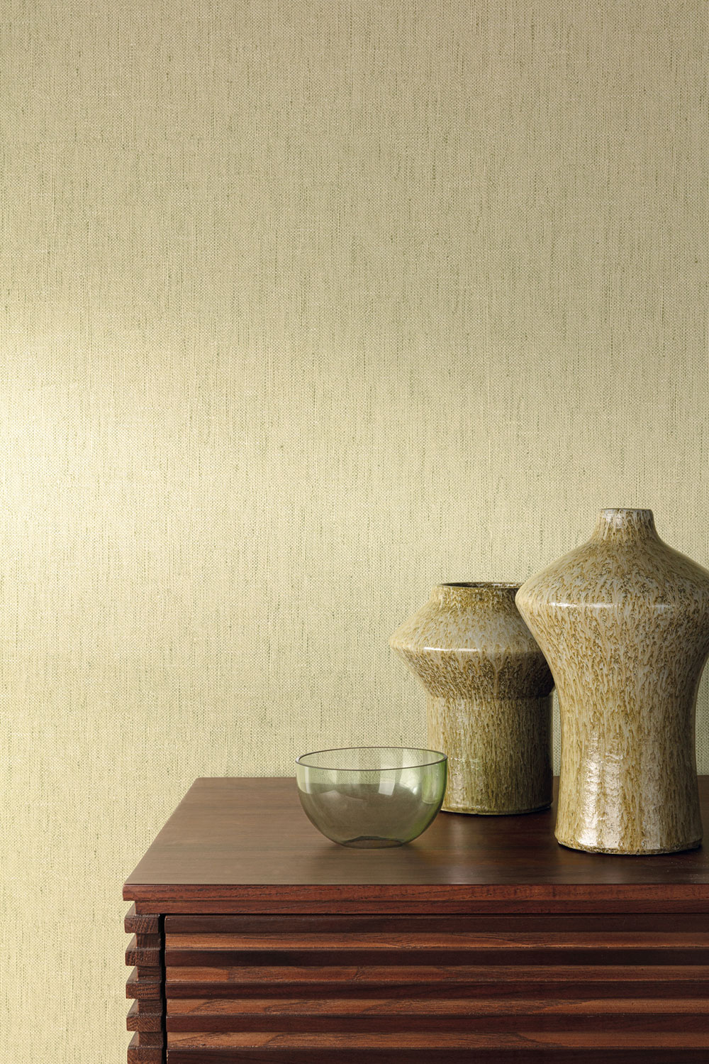 Vliesová tapeta na zeď, zelená, imitace látky, RHA506, Amazone, Rhapsody, The Colour Book II, Masureel