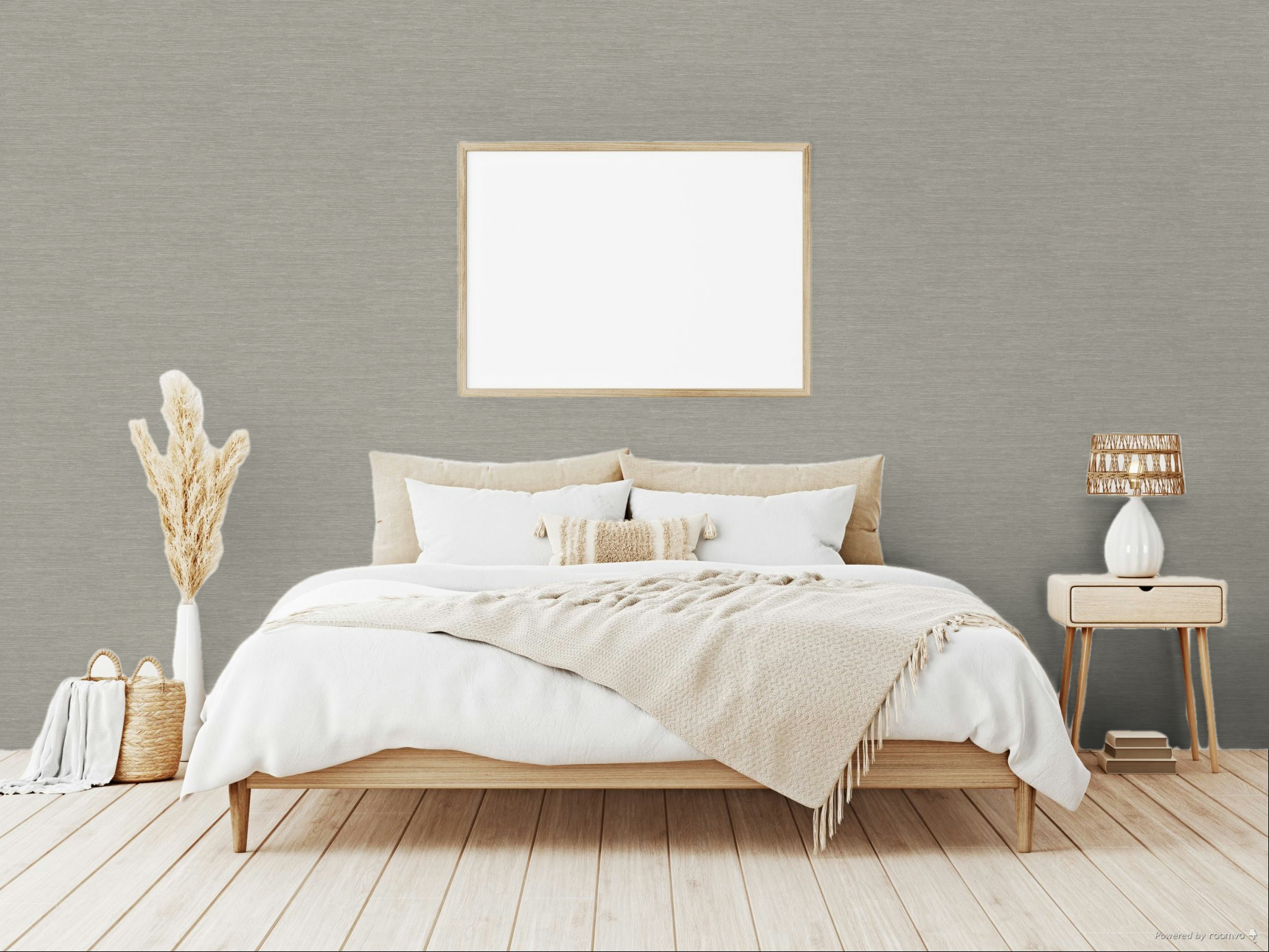 Vliesová tapeta na zeď, šedá, imitace látky, AMA306, Amani, The Colour Book II, Masureel