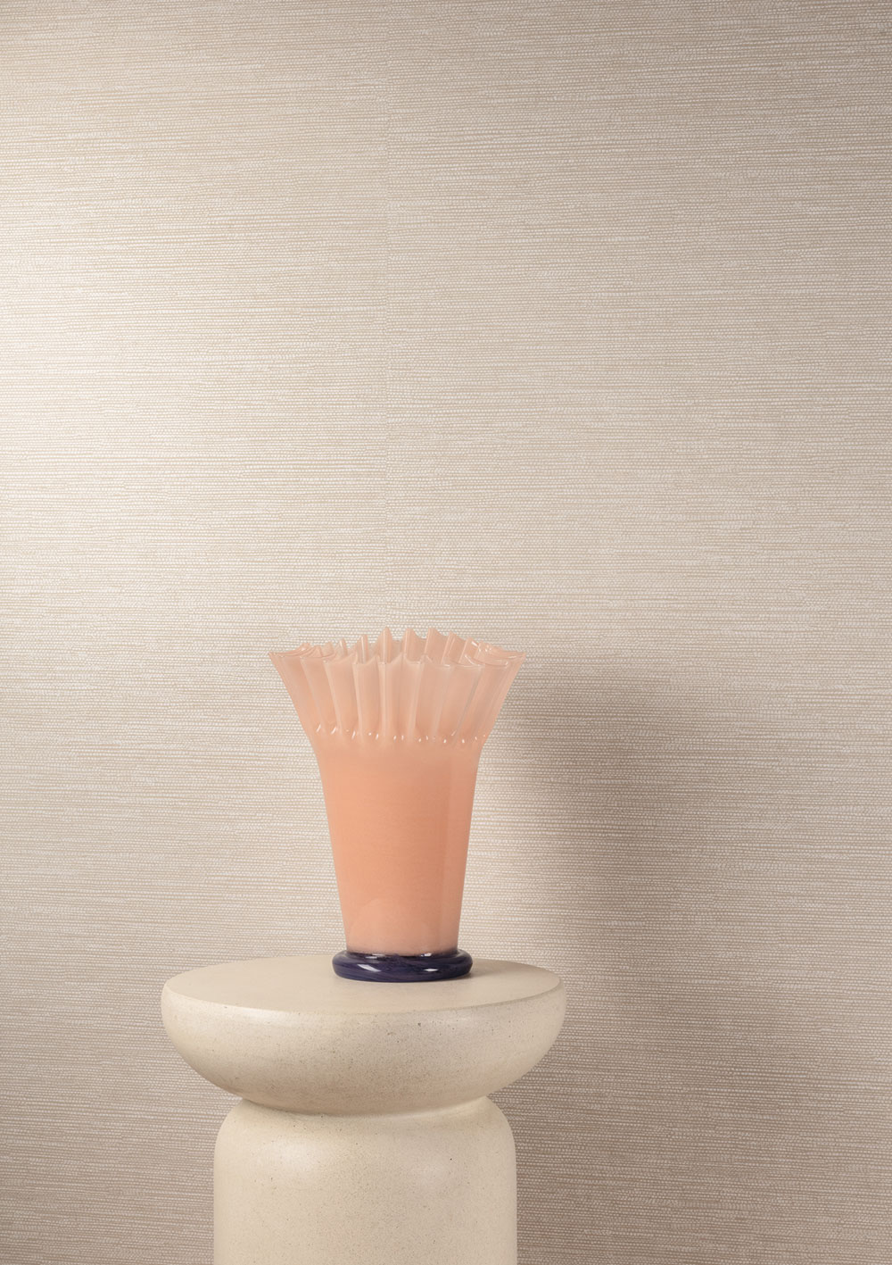 Vliesová tapeta na zeď, béžová, imitace látky, AMA310, Amani, The Colour Book II, Masureel