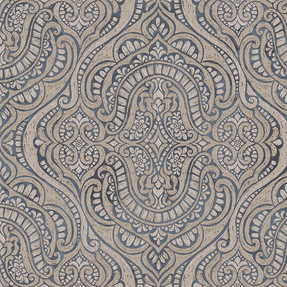 Luxusní vliesová tapeta na zeď, modro-béžová, zámecká, 42216, Aura, Cristiana Masi by Parato