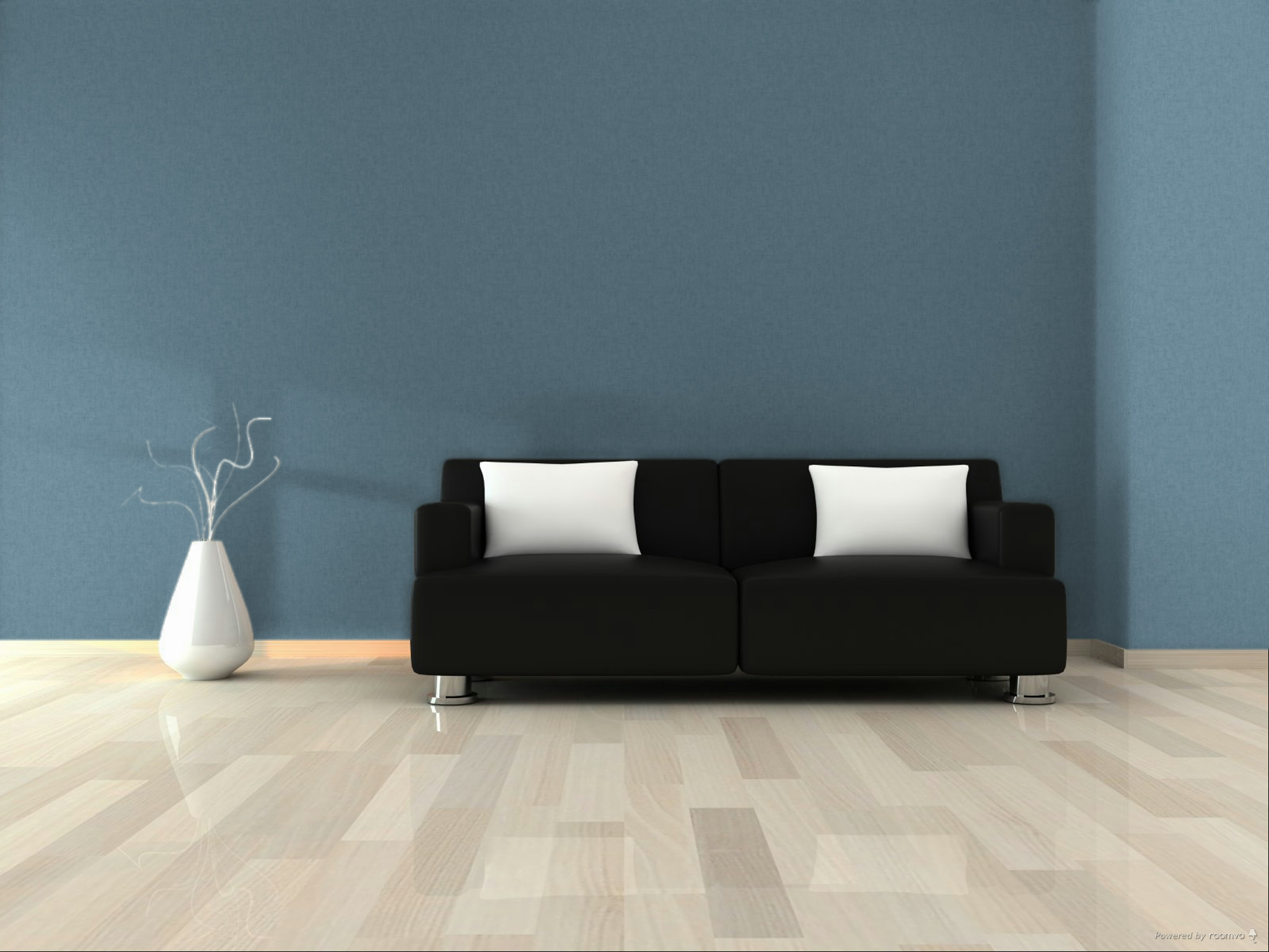 Vliesová tapeta na zeď, modrá, imitace látky, FW1030, Feature Walls, Decoprint