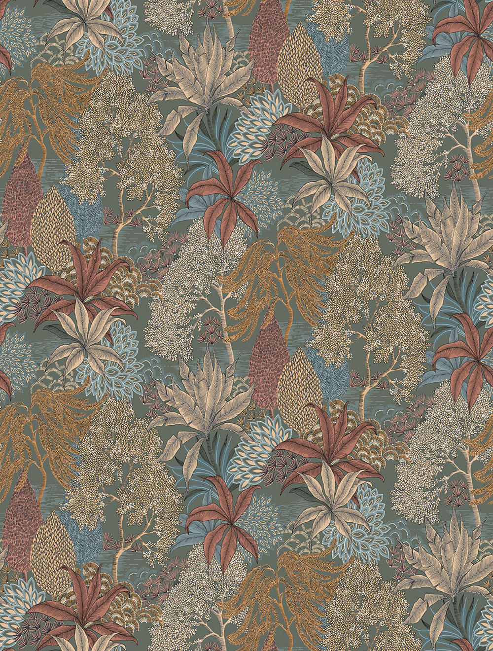 Vliesová obrazová tapeta na zeď, listy, FW4003-3, Feature Walls, Decoprint