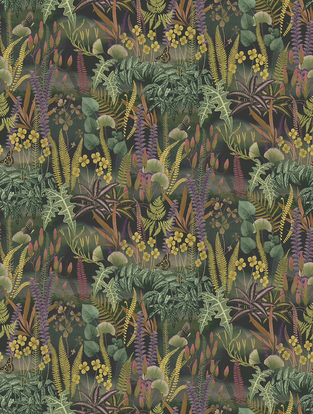 Vliesová obrazová tapeta na zeď, zelená, listy, FW4005-3, Feature Walls, Decoprint