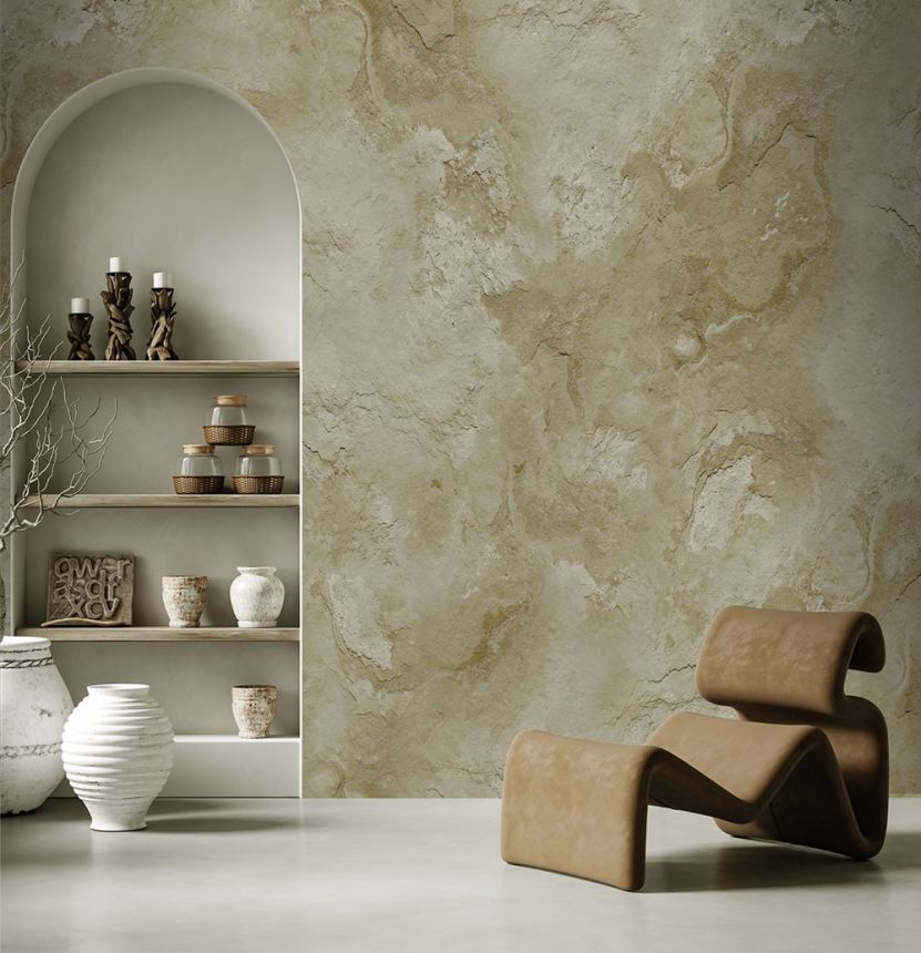 Vliesová obrazová tapeta na zeď, šedo-béžová, beton, FW4047-7, Feature Walls, Decoprint