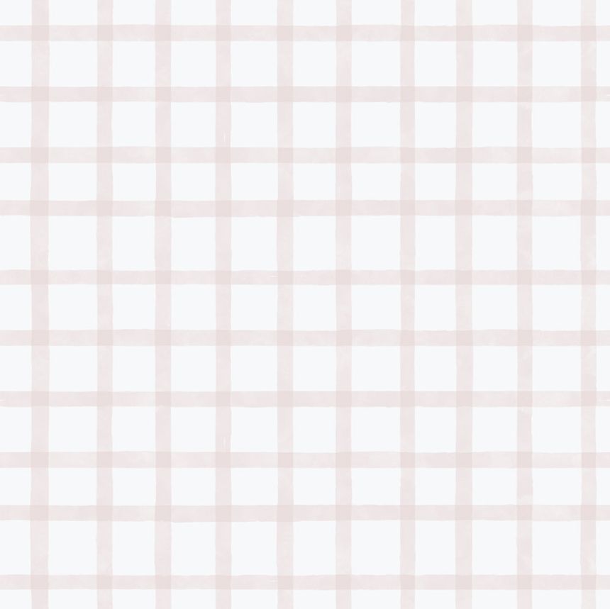 Geometrická vliesová tapeta na zeď, růžová, káro, 290-1, Enzo,  ICH Wallcoverings