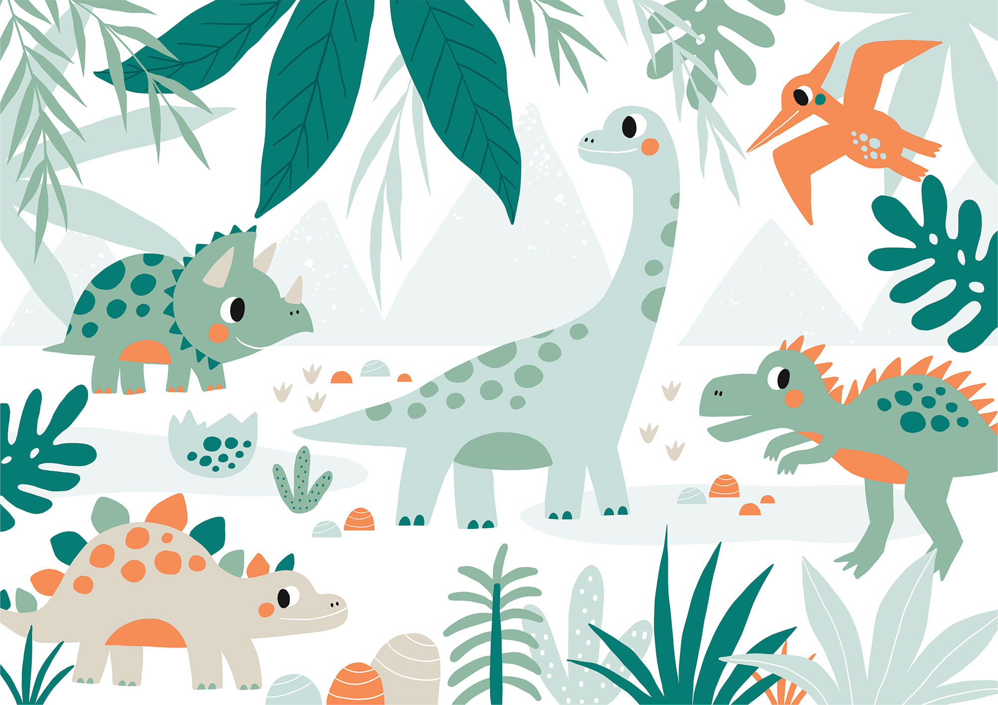 Fototapety na míru, Dinosauři, 10002, Vavex