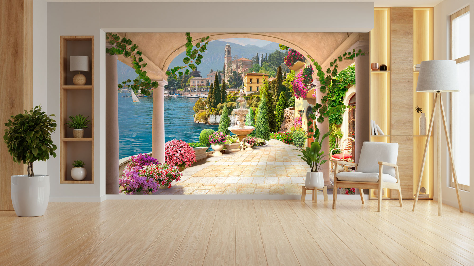Fototapety na míru, Středomořská terasa, 10110, Vavex