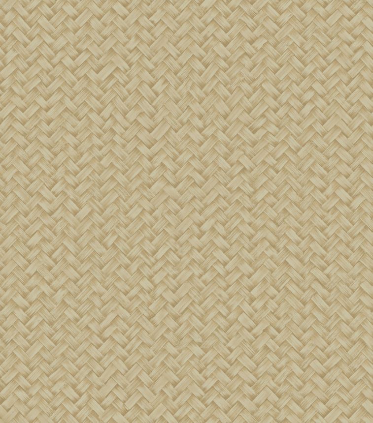 Luxusní vliesová tapeta na zeď, béžová, imitace rohože, Z57722, Architexture 2,  Zambaiti Parati