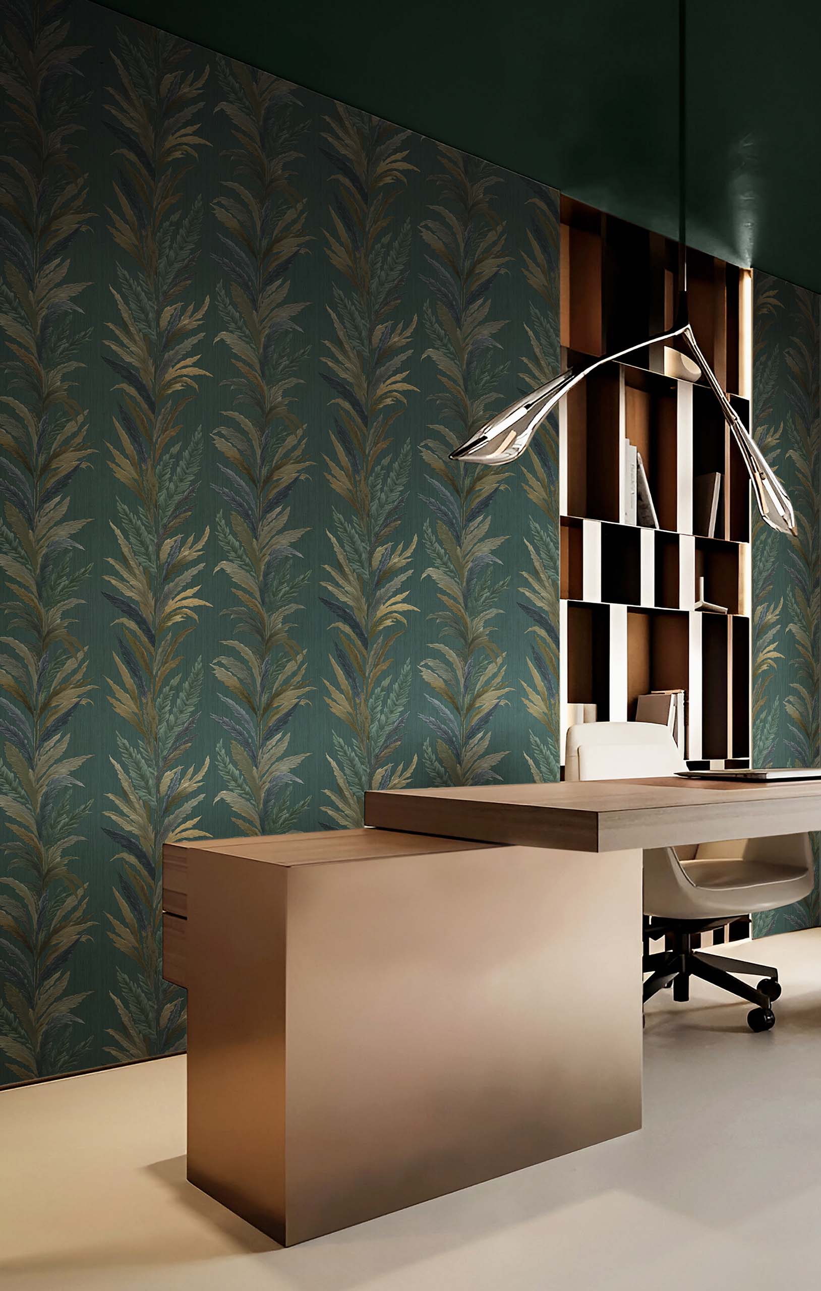 Vliesová tapeta na zeď, zelená, listy, 35905, Ornamenta, Parato by Cristiana Masi