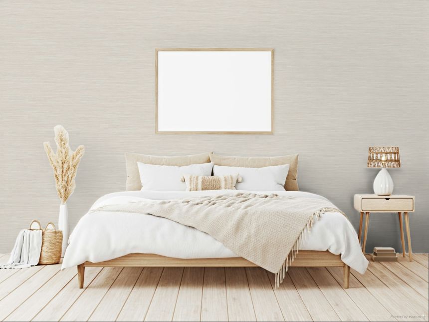 Vliesová tapeta na zeď, krémovo-béžová, imitace látky, 35970, Ornamenta, Parato by Cristiana Masi