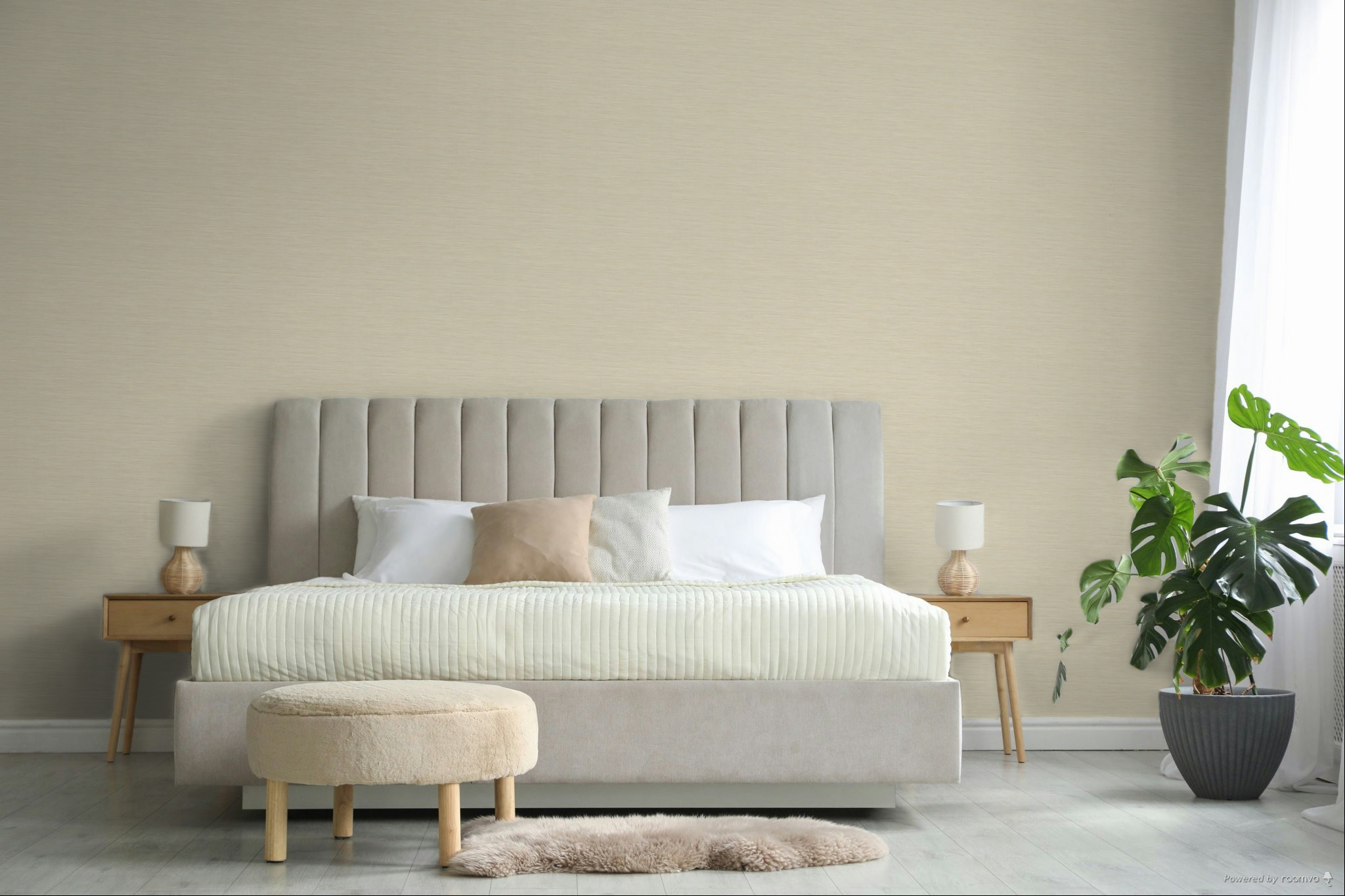 Vliesová tapeta na zeď, béžová, imitace látky, 35972, Ornamenta, Parato by Cristiana Masi