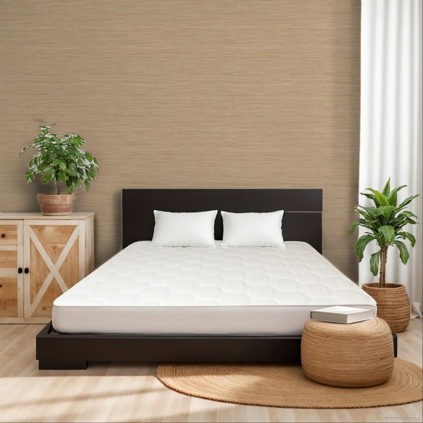 Vliesová tapeta na zeď, hnědo-béžová, imitace látky, 35974, Ornamenta, Parato by Cristiana Masi