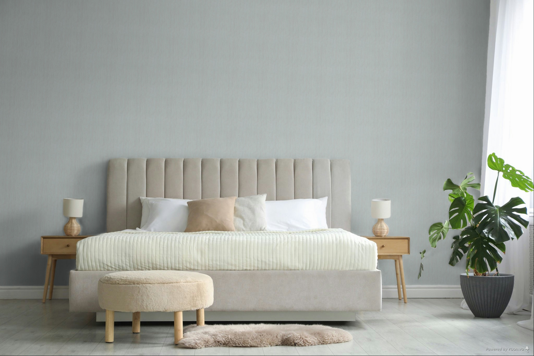 Vliesová tapeta na zeď, modrá, imitace látky, 35986, Ornamenta, Parato by Cristiana Masi