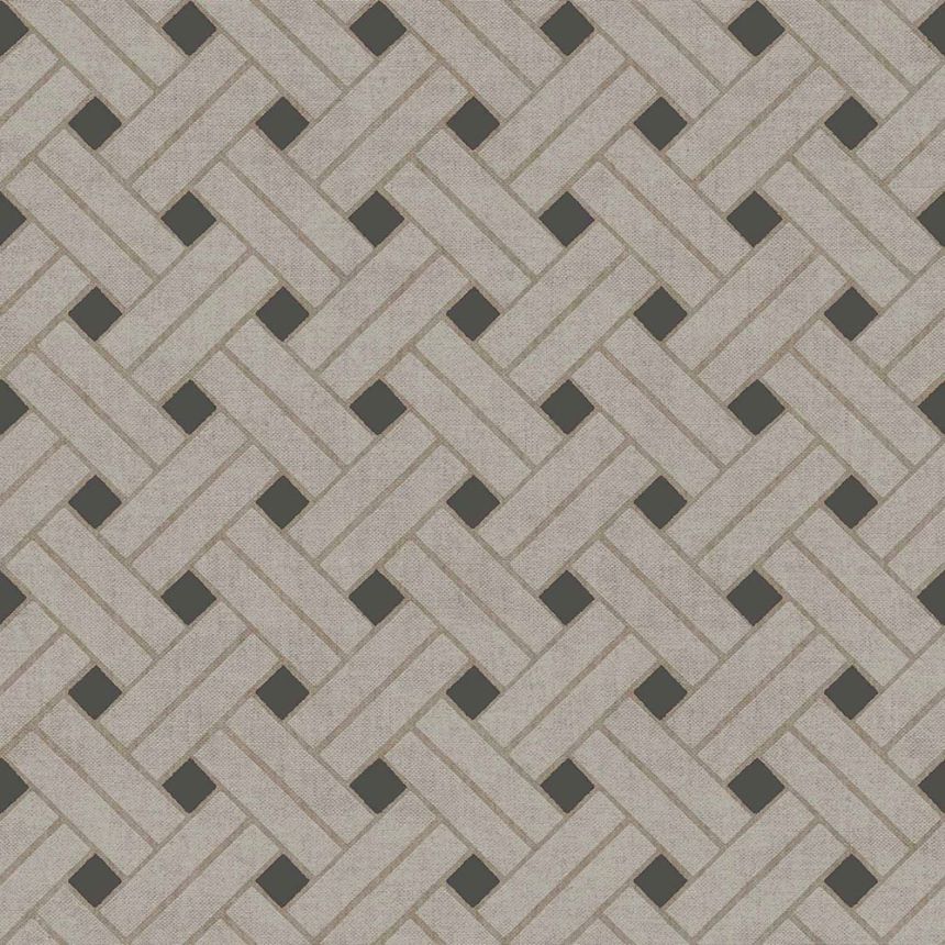 Geometrická vliesová tapeta na zeď, šedo-černá, 32429, Vitalis, Parato by Cristiana Masi