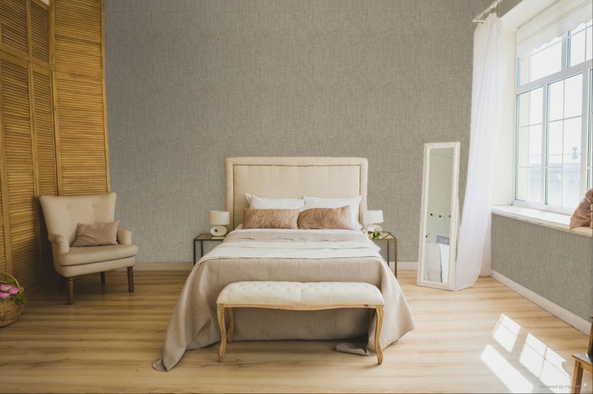 Vliesová tapeta na zeď, šedo-béžová, imitace látky, 32469, Vitalis, Parato by Cristiana Masi