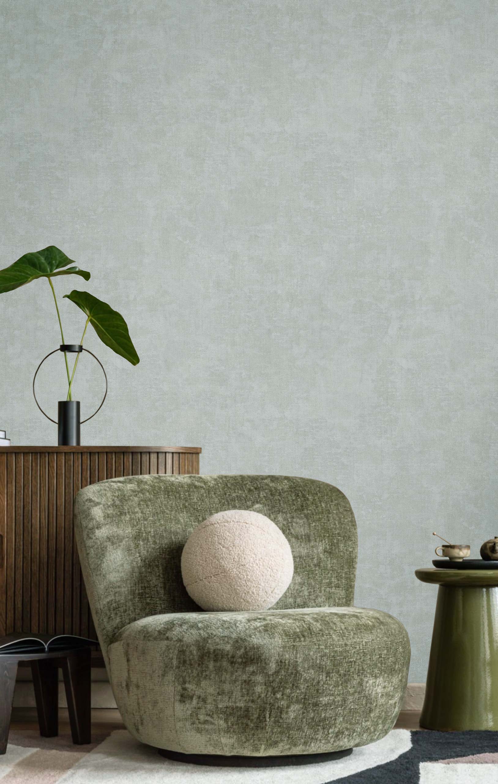 Vliesová tapeta na zeď, šedo-modrá, imitace látky, 32476, Vitalis, Parato by Cristiana Masi