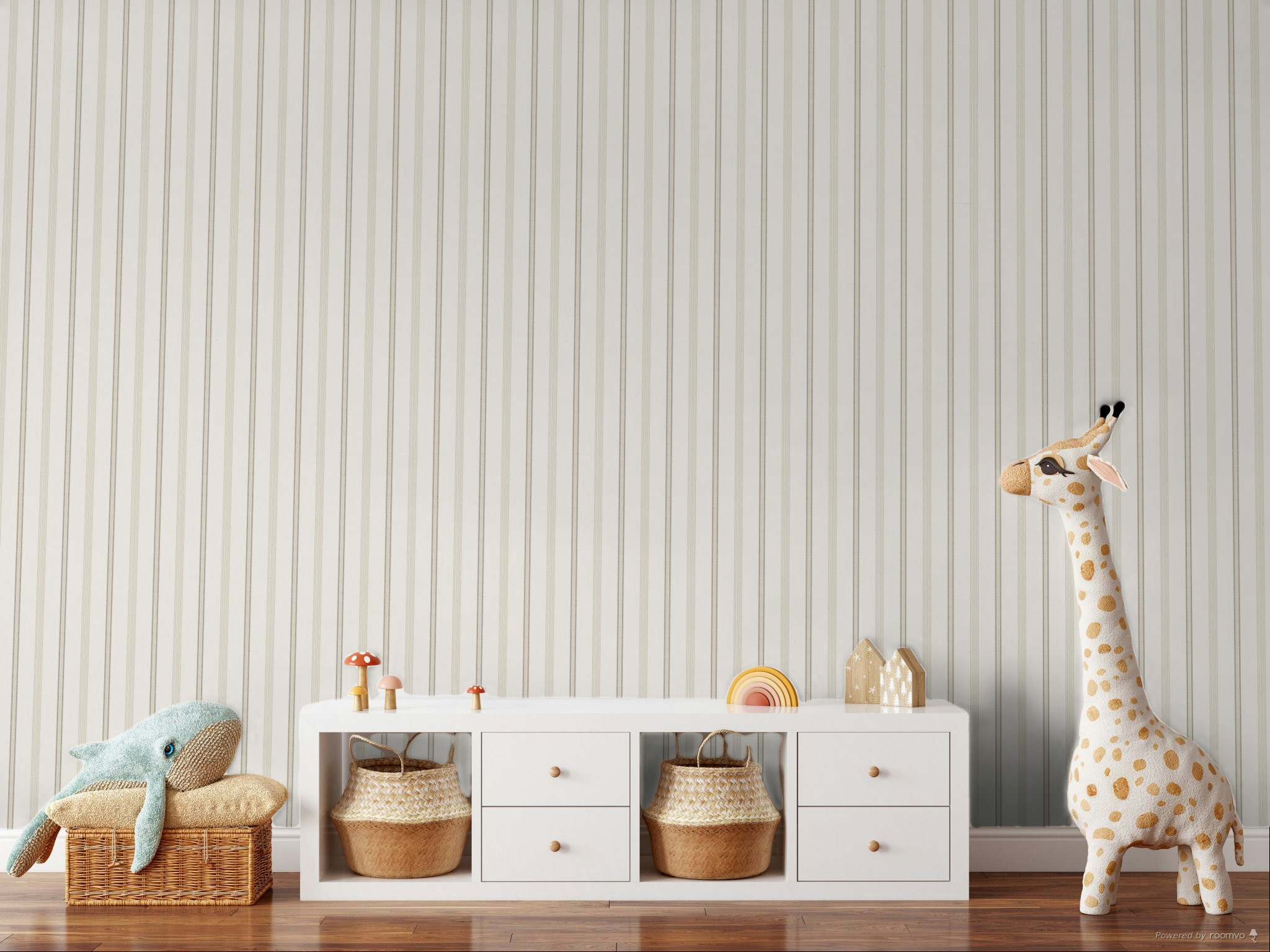 Vliesová tapeta na zeď, šedo-béžová, imitace látky, pruhy, 38426, Top Stripes, Parato by Cristiana Masi